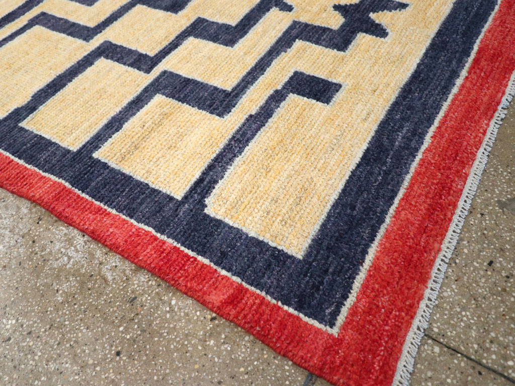 Contemporary Turkish Tulu Accent Rug, No.30627 - Galerie Shabab