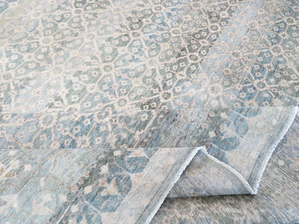 East Turkestan Khotan Inspired Large Turkish Room Size Carpet, No.30628 - Galerie Shabab