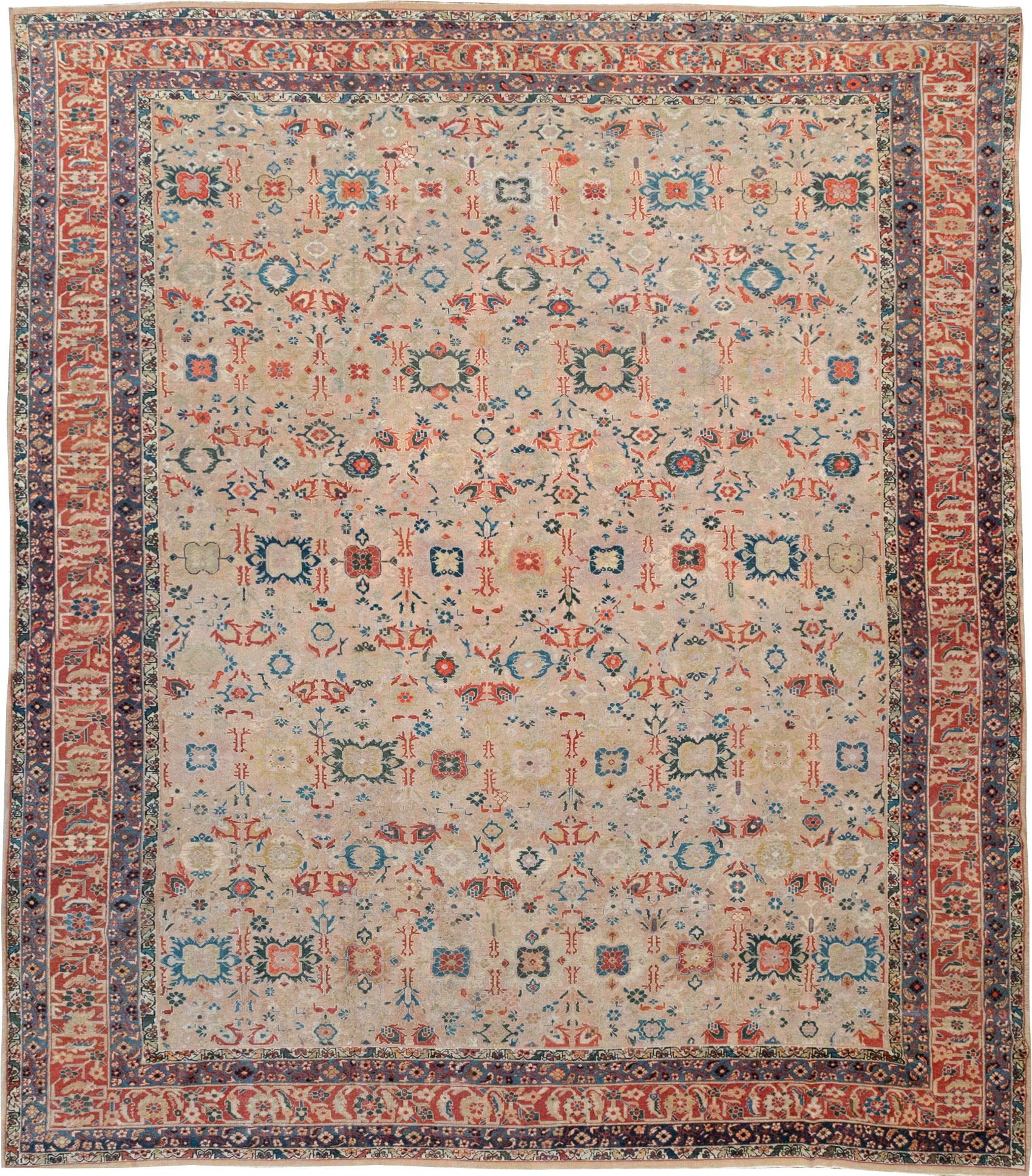 Antique Persian Malayer Oversize Rug, No.30629 - Galerie Shabab
