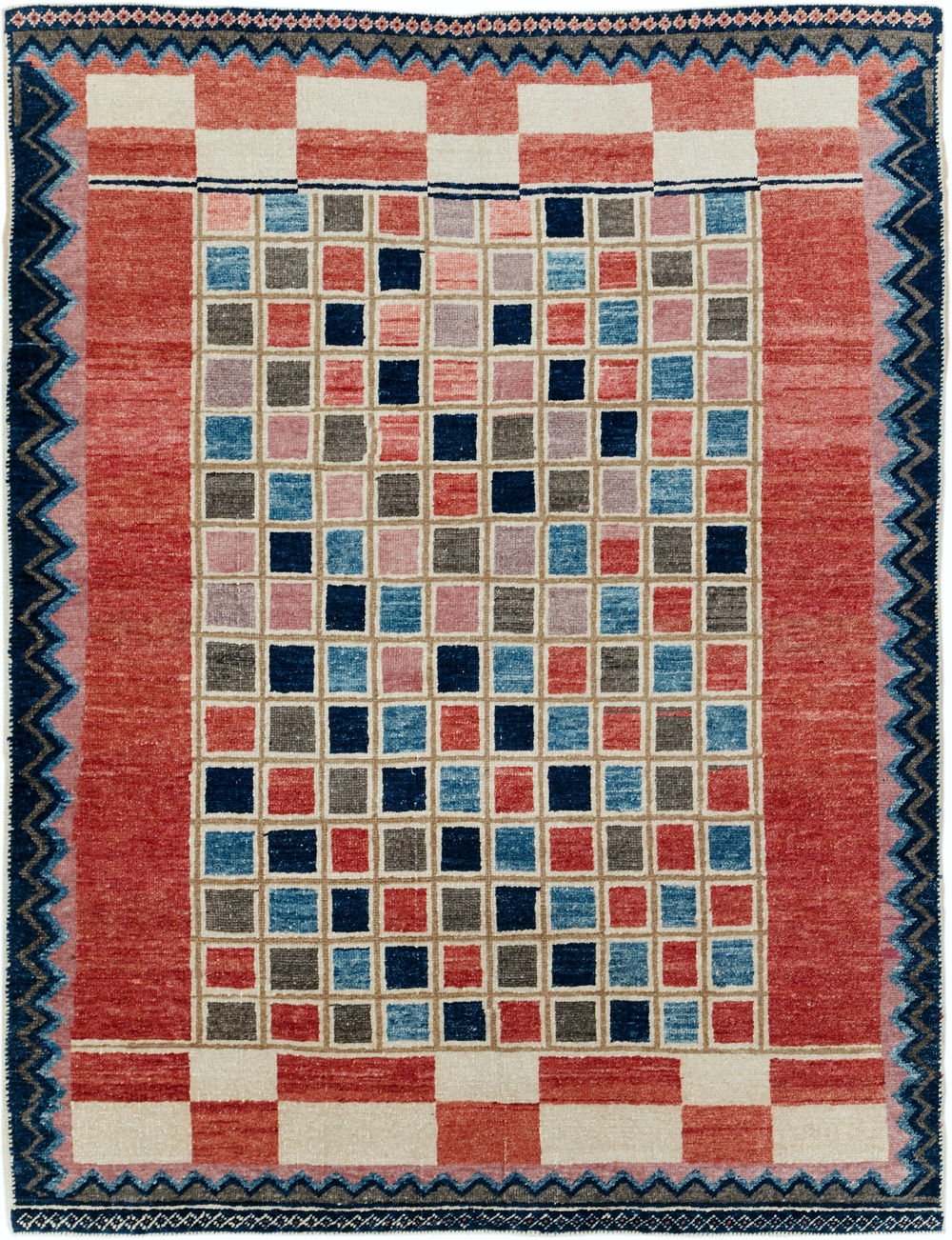 Vintage Turkish Anatolian Accent Carpet, No.30634 - Galerie Shabab