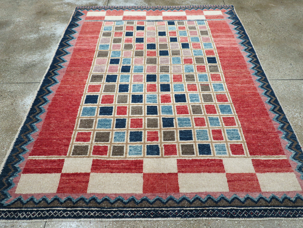 Vintage Turkish Anatolian Accent Carpet, No.30634 - Galerie Shabab