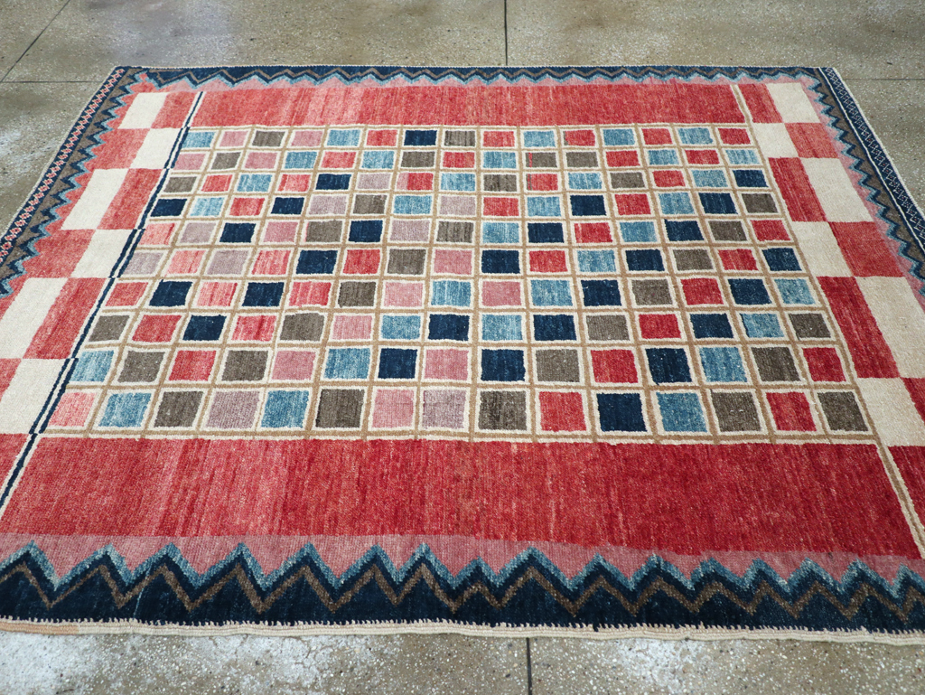 Vintage Turkish Anatolian Accent Carpet, No.30634 - Galerie Shabab