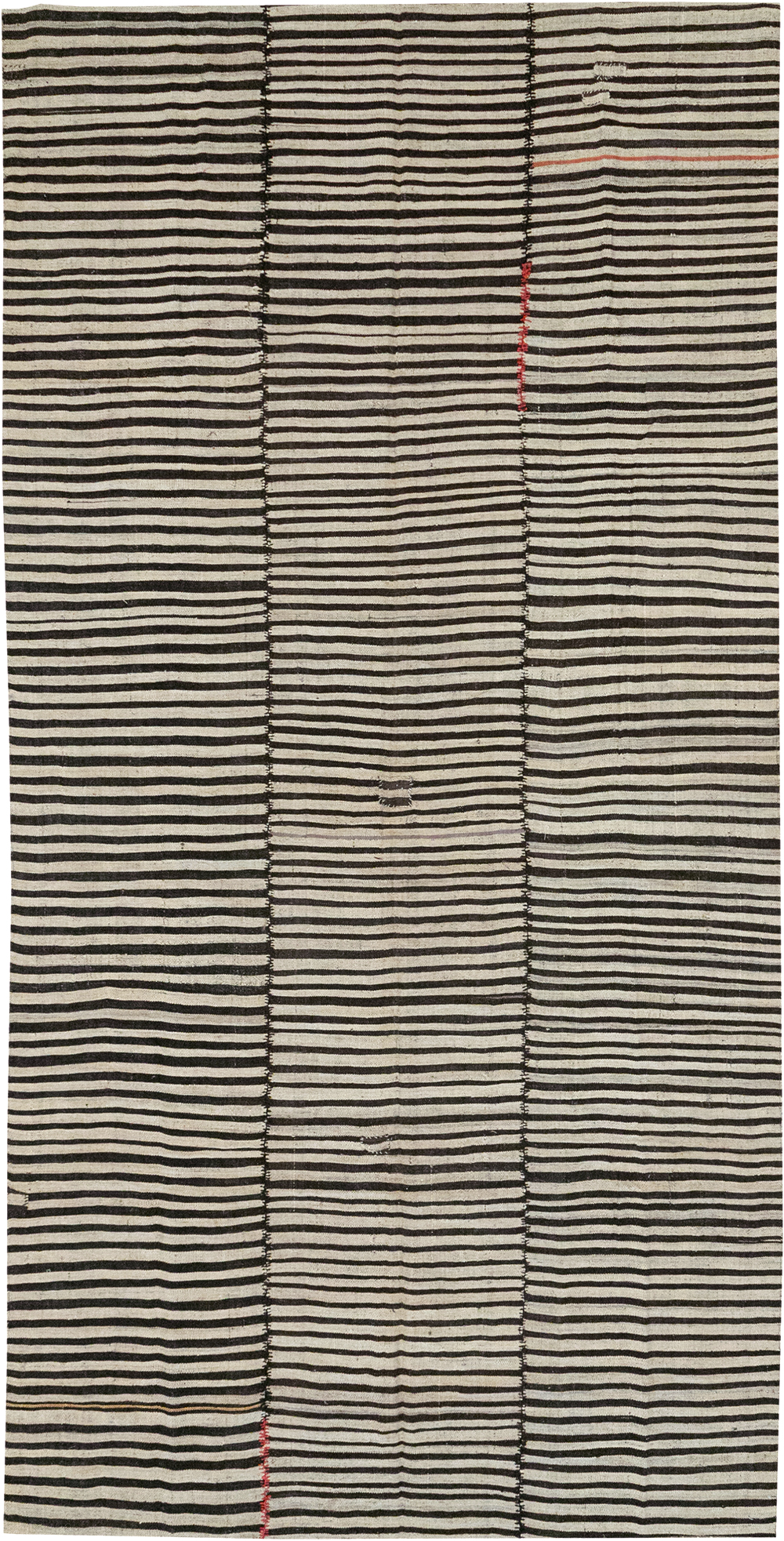 Vintage Persian Flatweave Kilim Gallery Carpet, No.30642 - Galerie Shabab