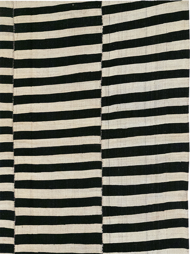 Modern Persian Flatweave Kilim Room Size Carpet, No.30644 - Galerie Shabab