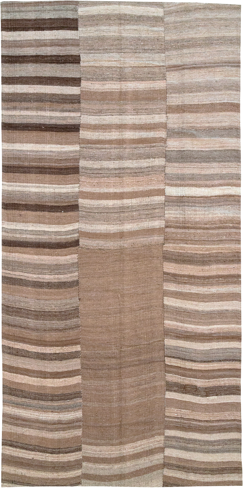 Vintage Persian Flatweave Kilim Gallery Carpet, No.30653 - Galerie Shabab