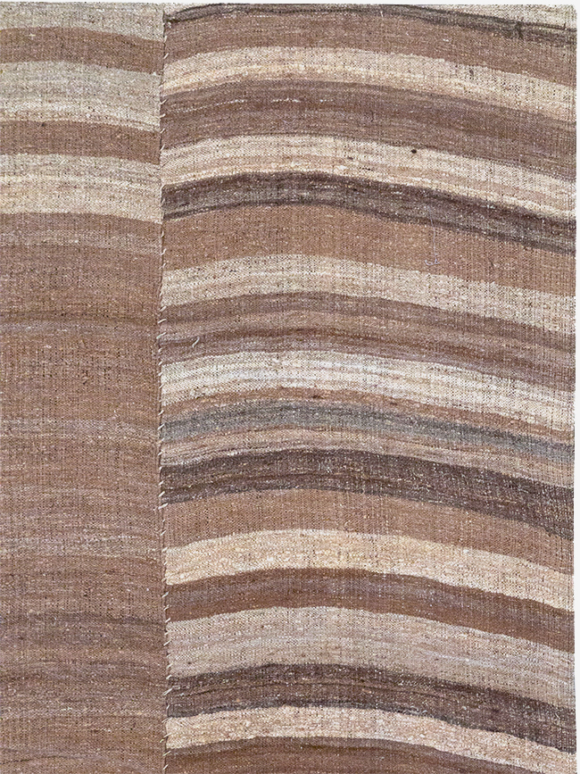 Vintage Turkish Flatweave Kilim Gallery Carpet, No.30653 - Galerie Shabab