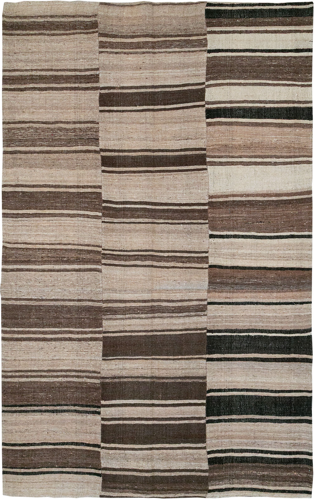 Vintage Persian Flatweave Kilim Accent Carpet, No.30662 - Galerie Shabab