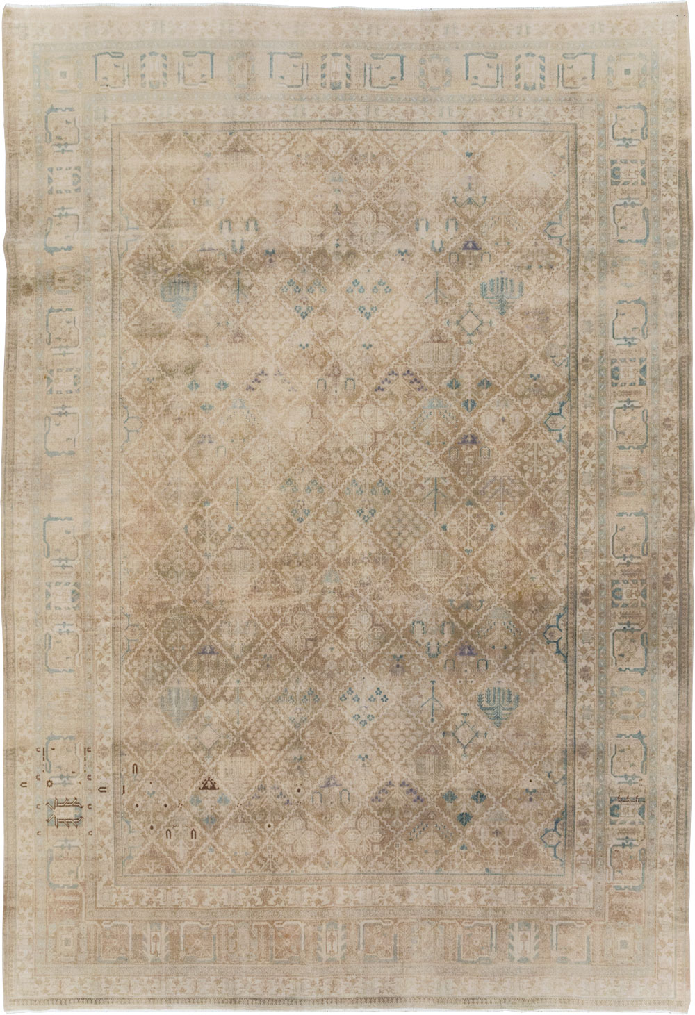 Vintage Persian Joshegan Room Size Carpet, No.30671 - Galerie Shabab