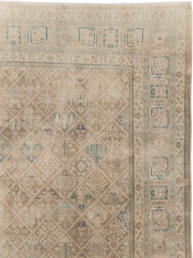 Vintage Persian Joshegan Room Size Carpet, No.30671 - Galerie Shabab