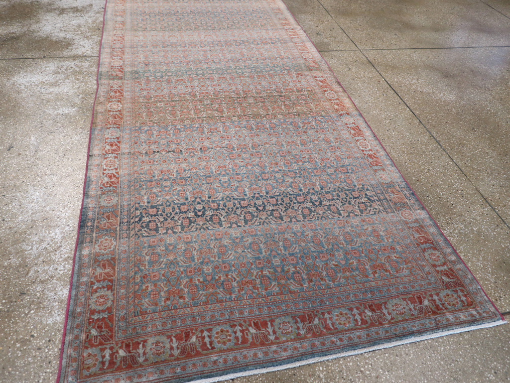 Antique Persian Senneh Malayer Long Runner, No.30687 - Galerie Shabab