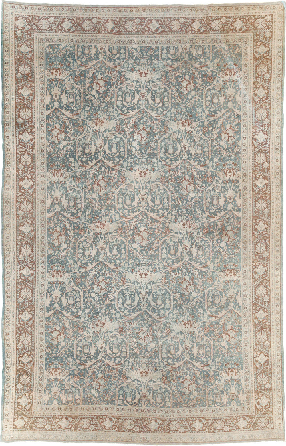 Antique Persian Tabriz Large Room Size Carpet, No.30689 - Galerie Shabab