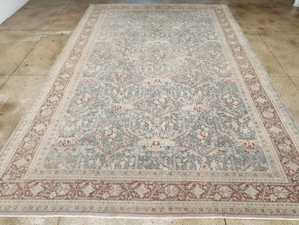 Antique Persian Tabriz Large Room Size Carpet, No.30689 - Galerie Shabab