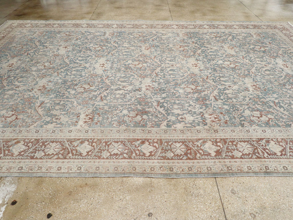 Antique Persian Tabriz Large Room Size Carpet, No.30689 - Galerie Shabab