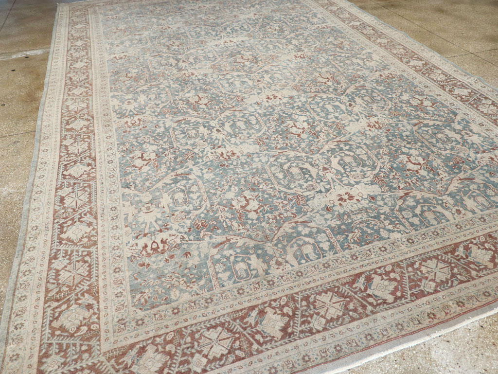 Antique Persian Tabriz Large Room Size Carpet, No.30689 - Galerie Shabab