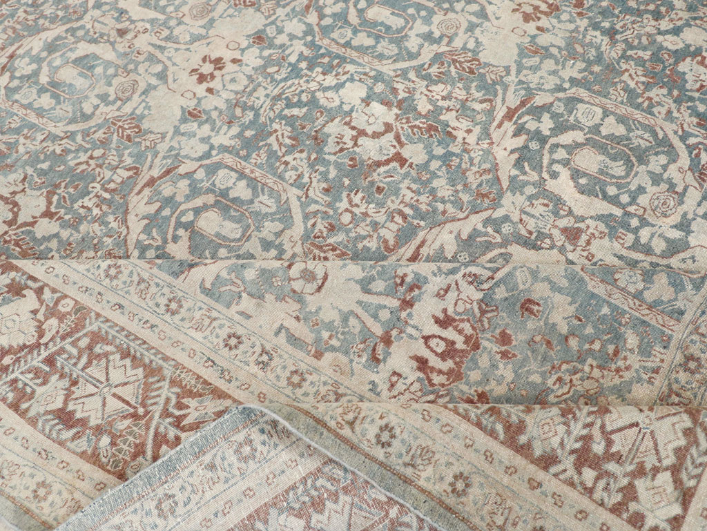Antique Persian Tabriz Large Room Size Carpet, No.30689 - Galerie Shabab
