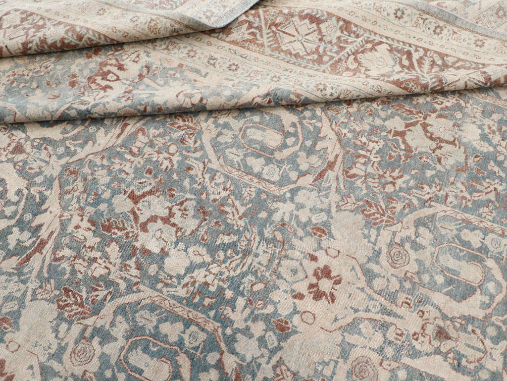 Antique Persian Tabriz Large Room Size Carpet, No.30689 - Galerie Shabab