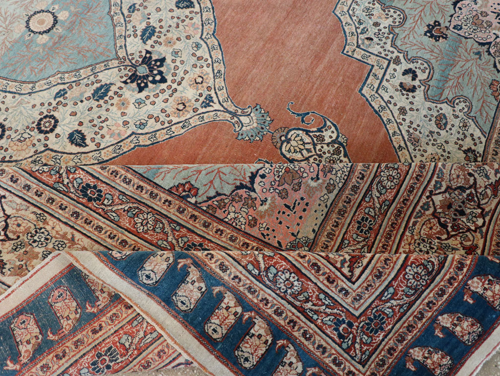 Antique Persian Tabriz Haji Jalili Carpet, No.30690 - Galerie Shabab