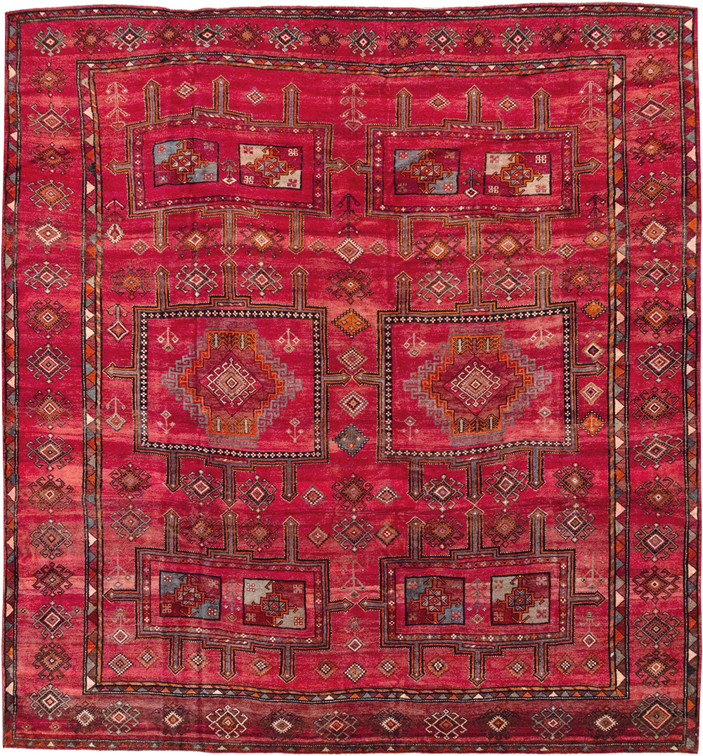 Vintage Turkish Anatolian Room Size Carpet, No.30691 - Galerie Shabab