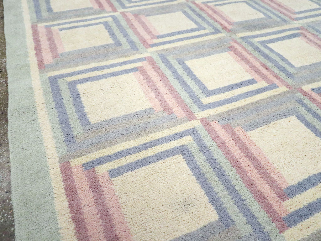 Vintage Spanish Art Deco Room Size Carpet, No.30694 - Galerie Shabab