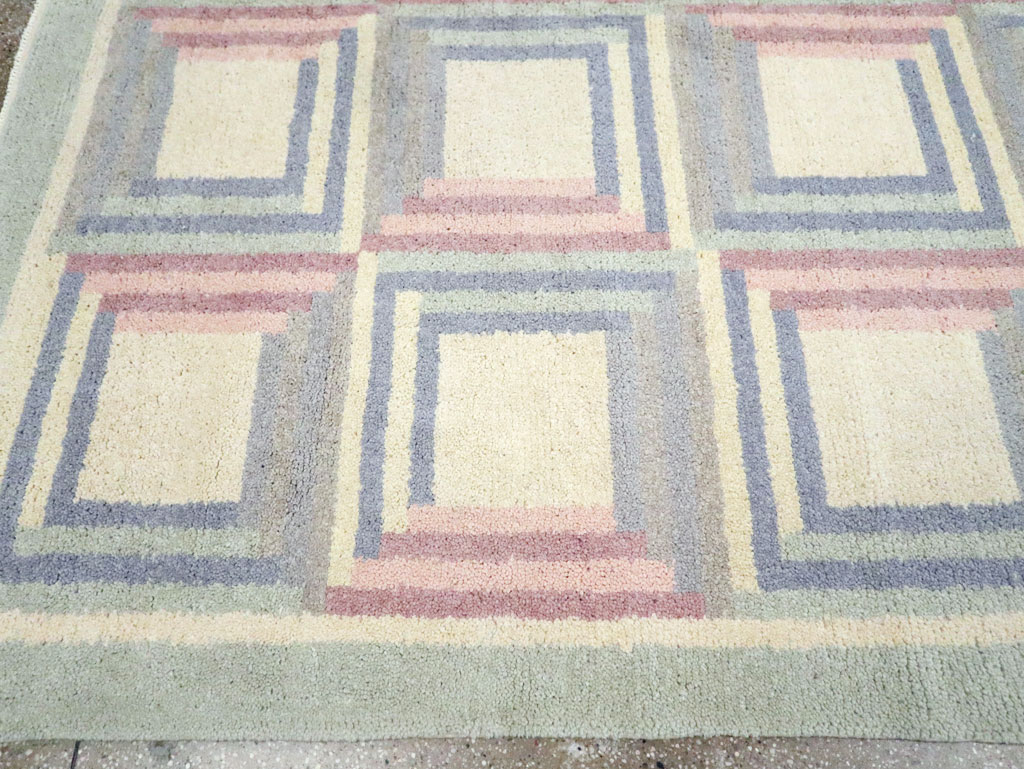 Vintage Spanish Art Deco Room Size Carpet, No.30694 - Galerie Shabab