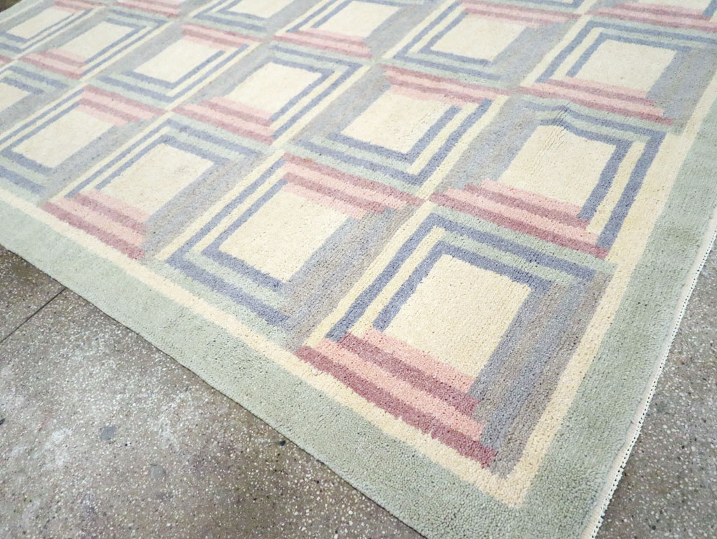 Vintage Spanish Art Deco Room Size Carpet, No.30694 - Galerie Shabab