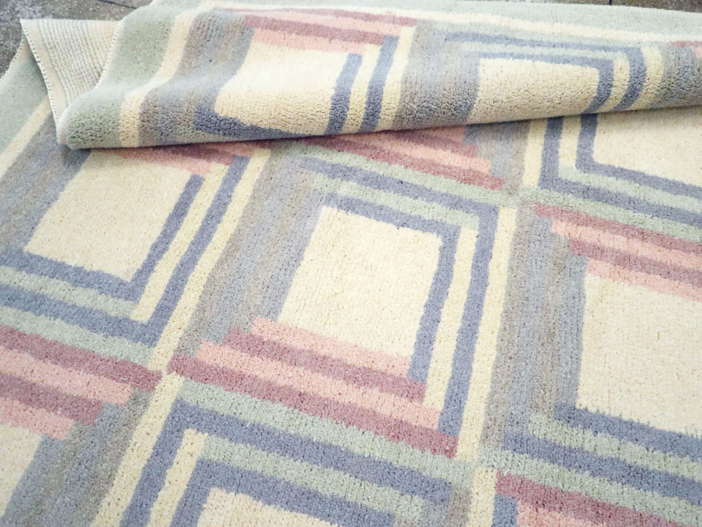 Vintage Spanish Art Deco Room Size Carpet, No.30694 - Galerie Shabab