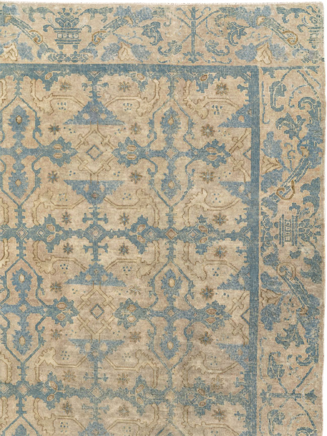 Antique Chinese Cuenca Square Room Size Carpet, No.30696 - Galerie Shabab