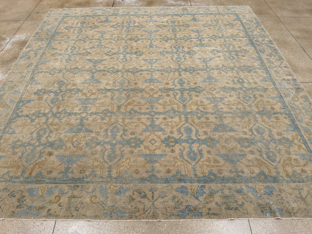 Antique Chinese Cuenca Room Size Carpet, No.30696 - Galerie Shabab