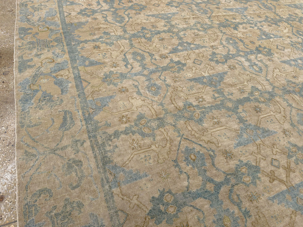 Antique Chinese Cuenca Square Room Size Carpet, No.30696 - Galerie Shabab