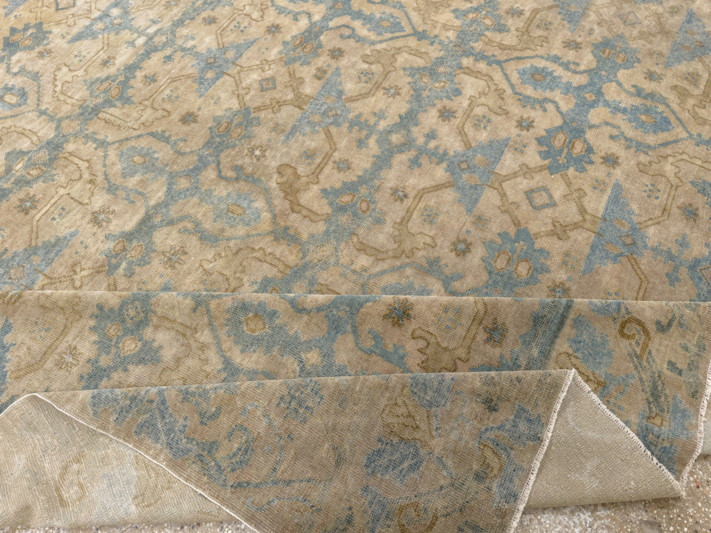 Antique Chinese Cuenca Square Room Size Carpet, No.30696 - Galerie Shabab