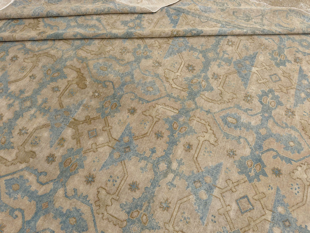 Antique Chinese Cuenca Square Room Size Carpet, No.30696 - Galerie Shabab