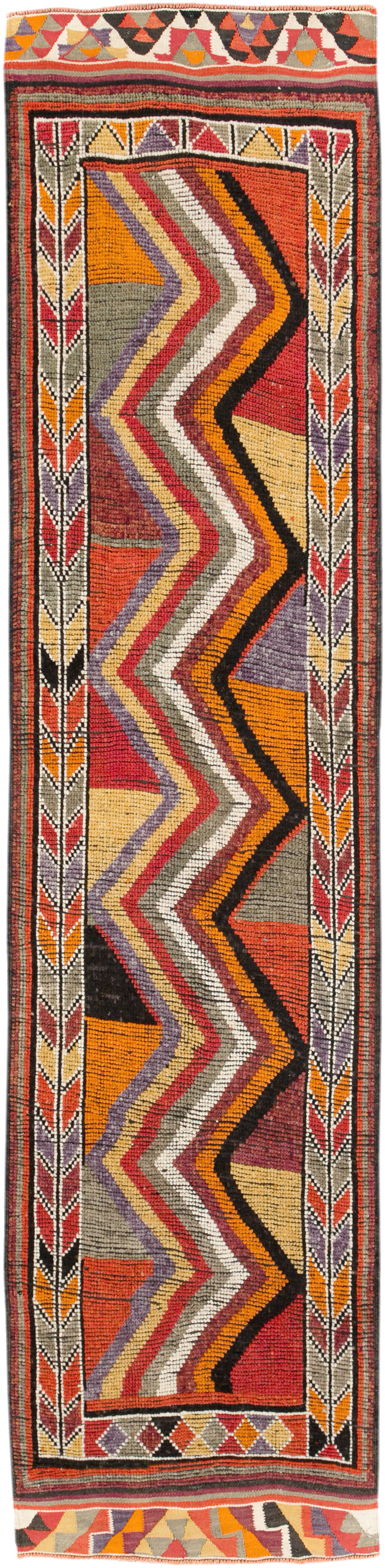 Vintage Turkish Anatolian Runner, No.30699 - Galerie Shabab