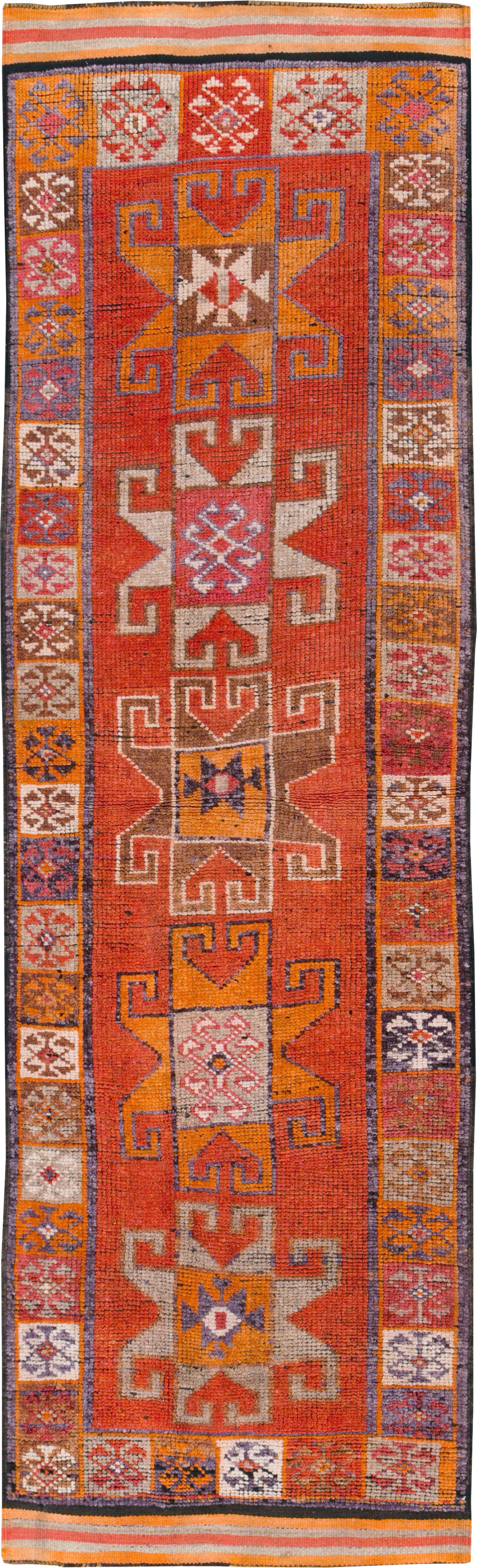 Vintage Turkish Anatolian Tribal Runner, No.30709 - Galerie Shabab