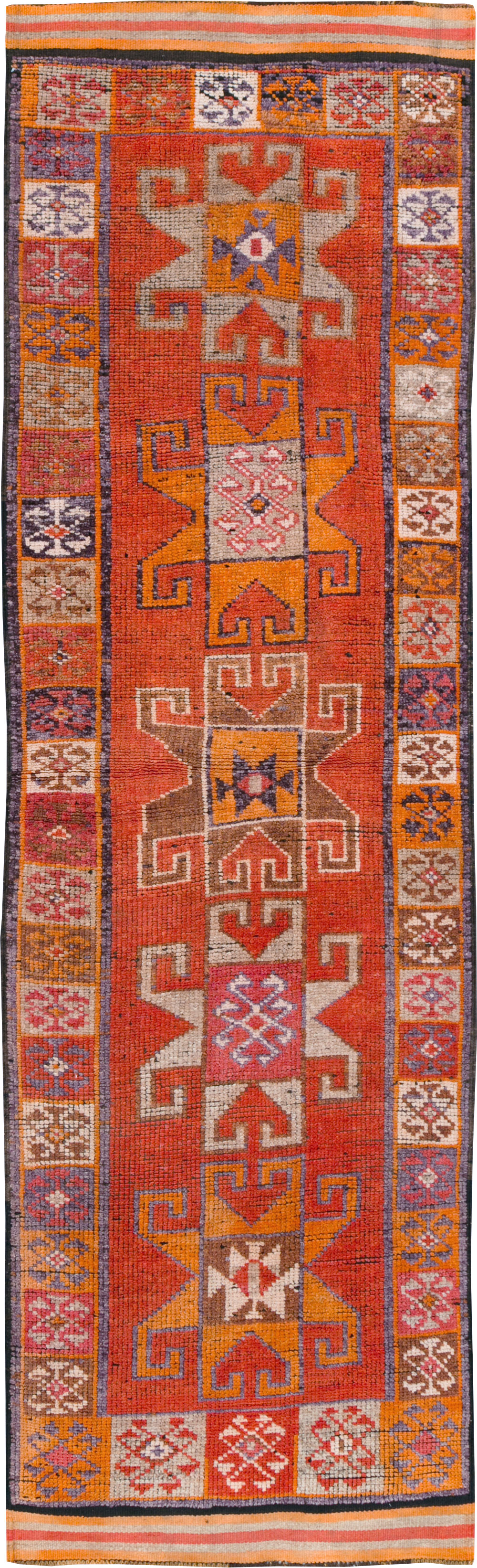Vintage Turkish Anatolian Tribal Runner, No.30709 - Galerie Shabab