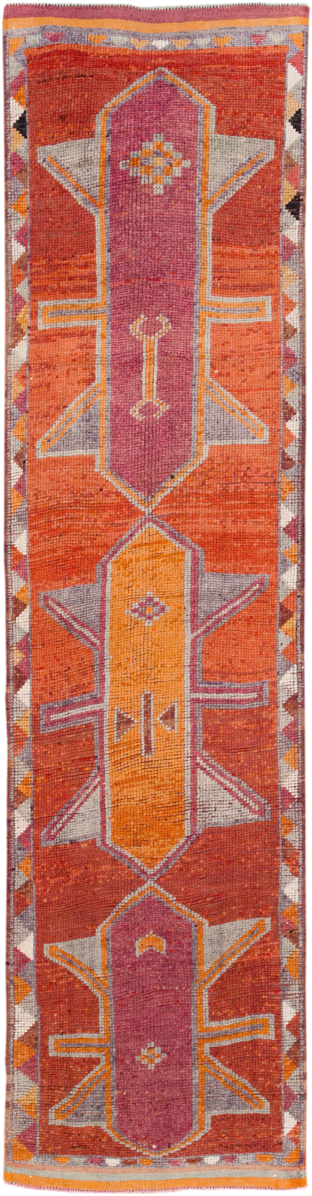 Vintage Turkish Anatolian Tribal Runner, No.30711 - Galerie Shabab
