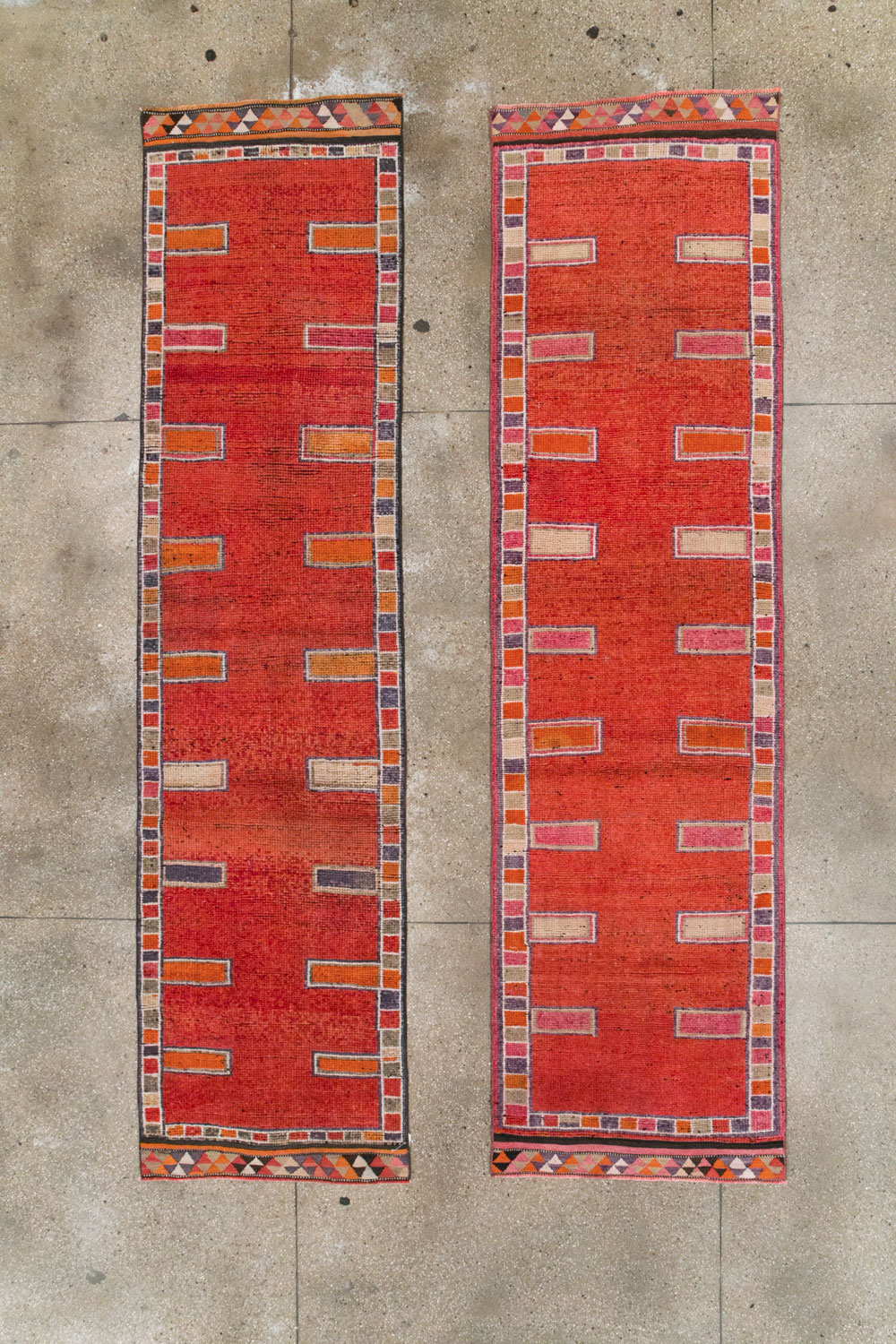 Vintage Turkish Anatolian Tribal Runner (Pair: 1 of 2), No.30716 - Galerie Shabab