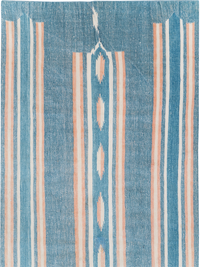 Vintage Indian Flatweave Dhurrie Runner, No.30720 - Galerie Shabab