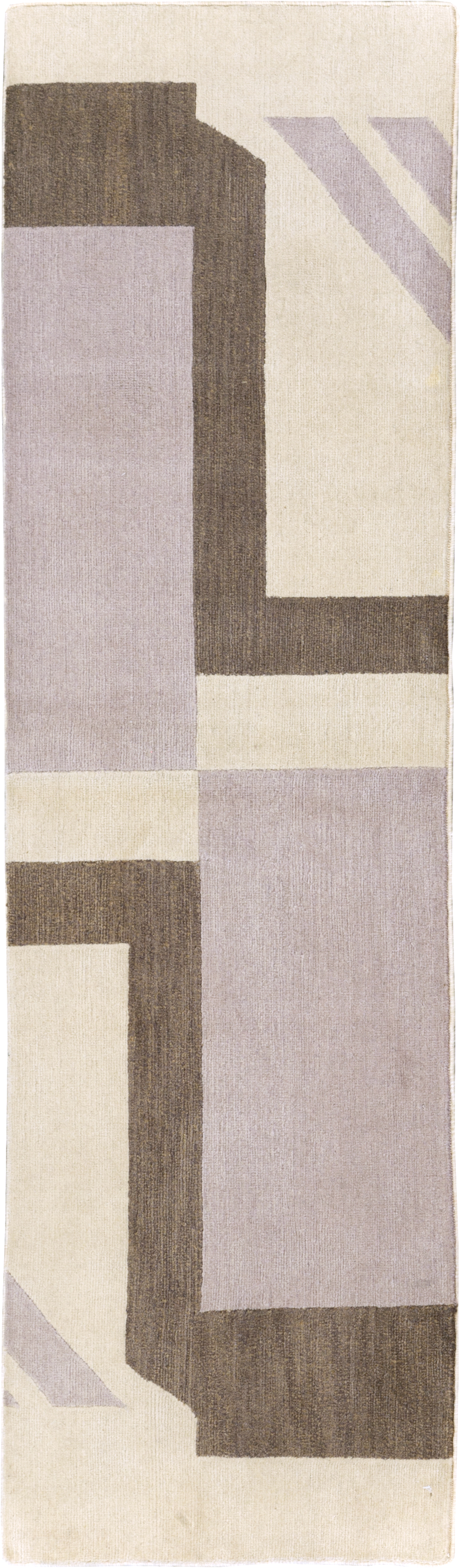 Contemporary Tibetan Art Deco Style Small Runner, No.30721 - Galerie Shabab