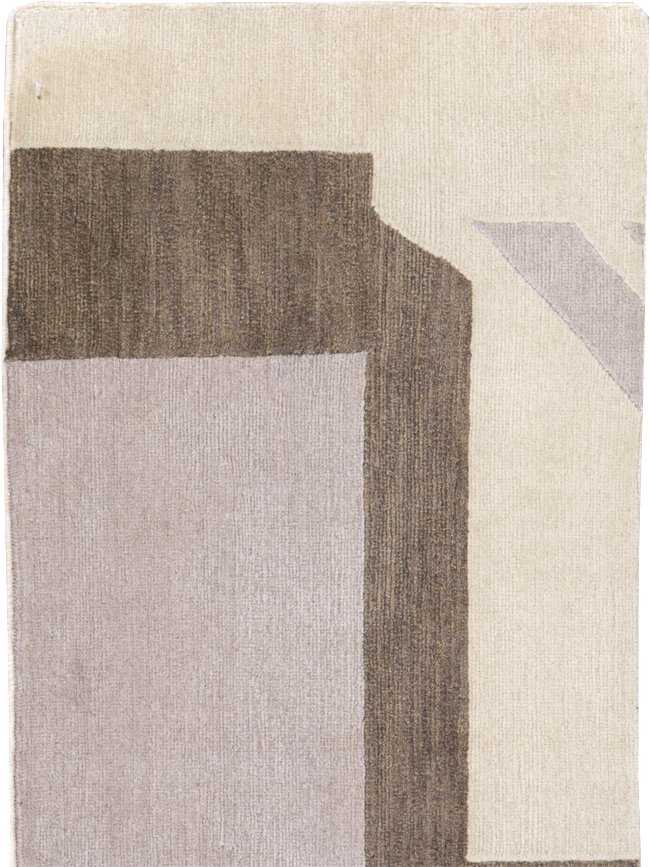 Contemporary Tibetan Art Deco Style Small Runner, No.30721 - Galerie Shabab