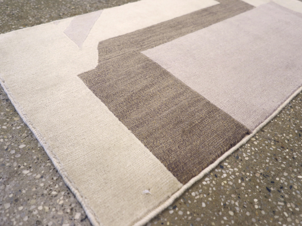 Contemporary Tibetan Art Deco Style Small Runner, No.30721 - Galerie Shabab