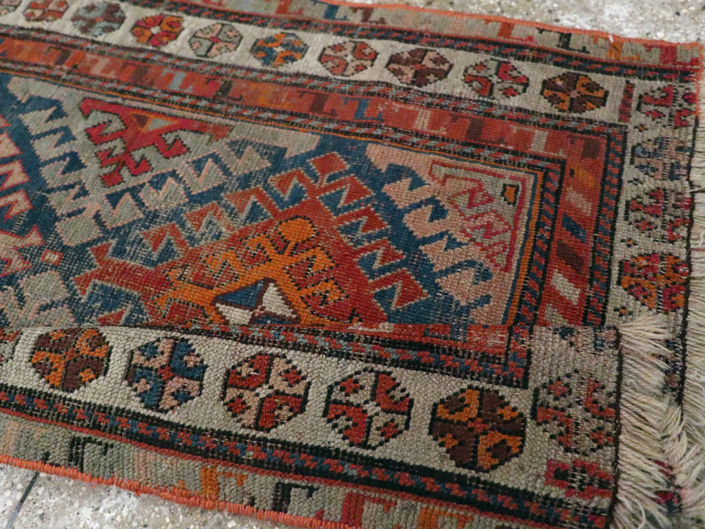 Antique Caucasian Throw Rug, No.30725 - Galerie Shabab