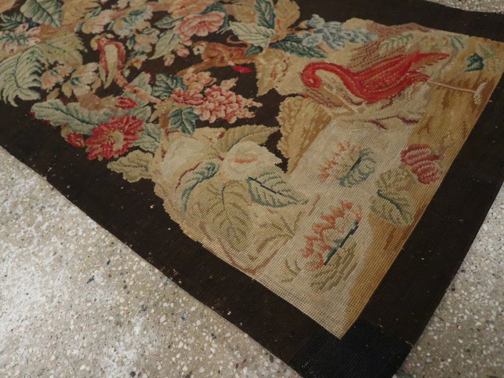 Antique English Pictorial Tapestry, No.30727 - Galerie Shabab