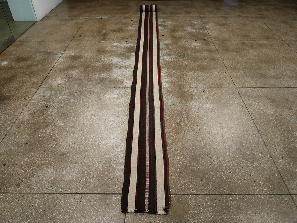 Vintage Turkish Flatweave Long Runner, No.30731 - Galerie Shabab