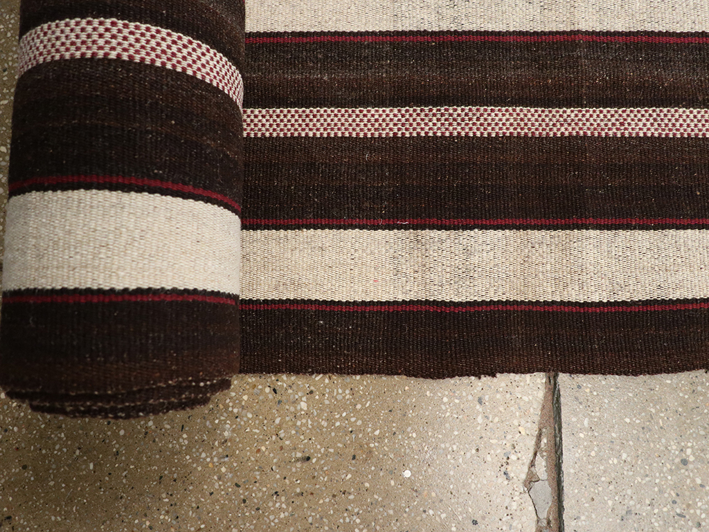 Vintage Turkish Flatweave Long Runner, No.30731 - Galerie Shabab