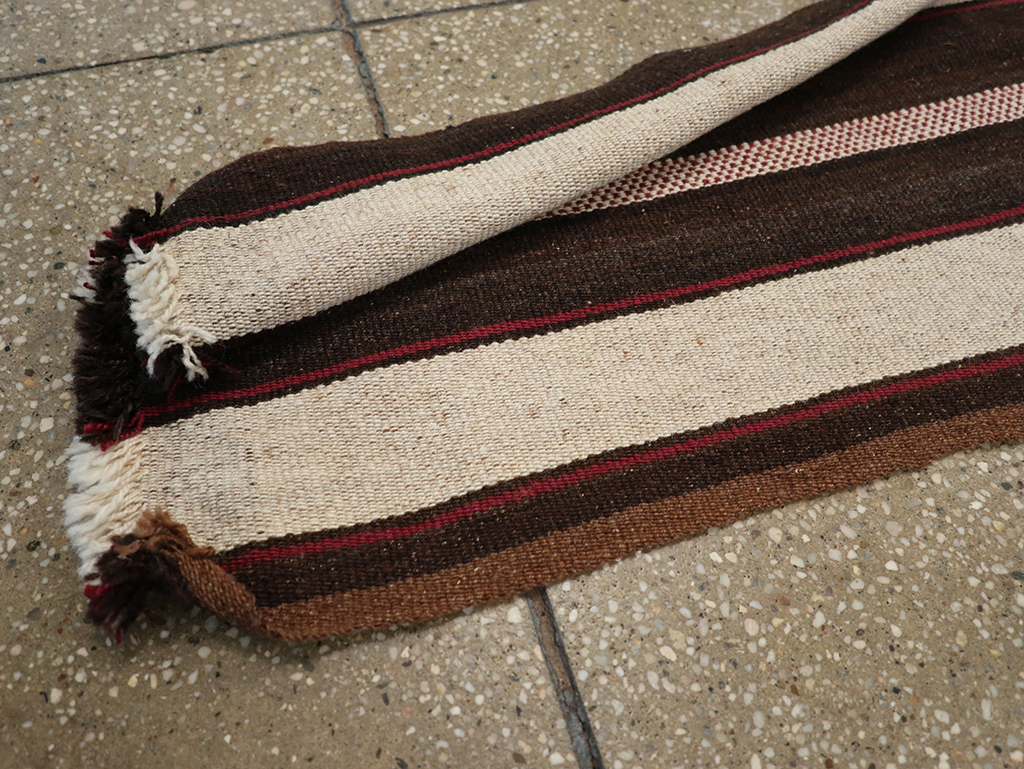 Vintage Turkish Flatweave Long Runner, No.30731 - Galerie Shabab