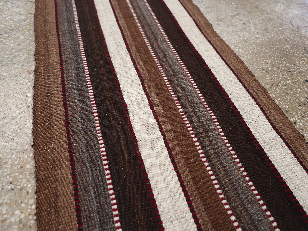 Vintage Turkish Flatweave Long Runner, No.30732 - Galerie Shabab