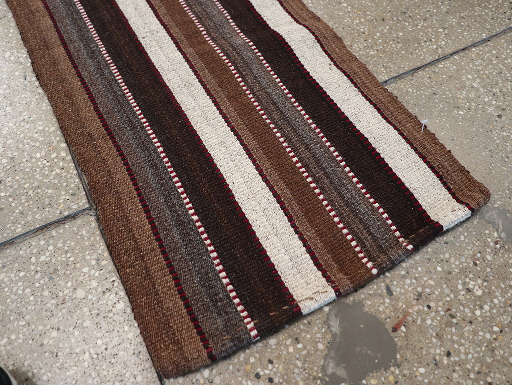 Vintage Turkish Flatweave Long Runner, No.30732 - Galerie Shabab
