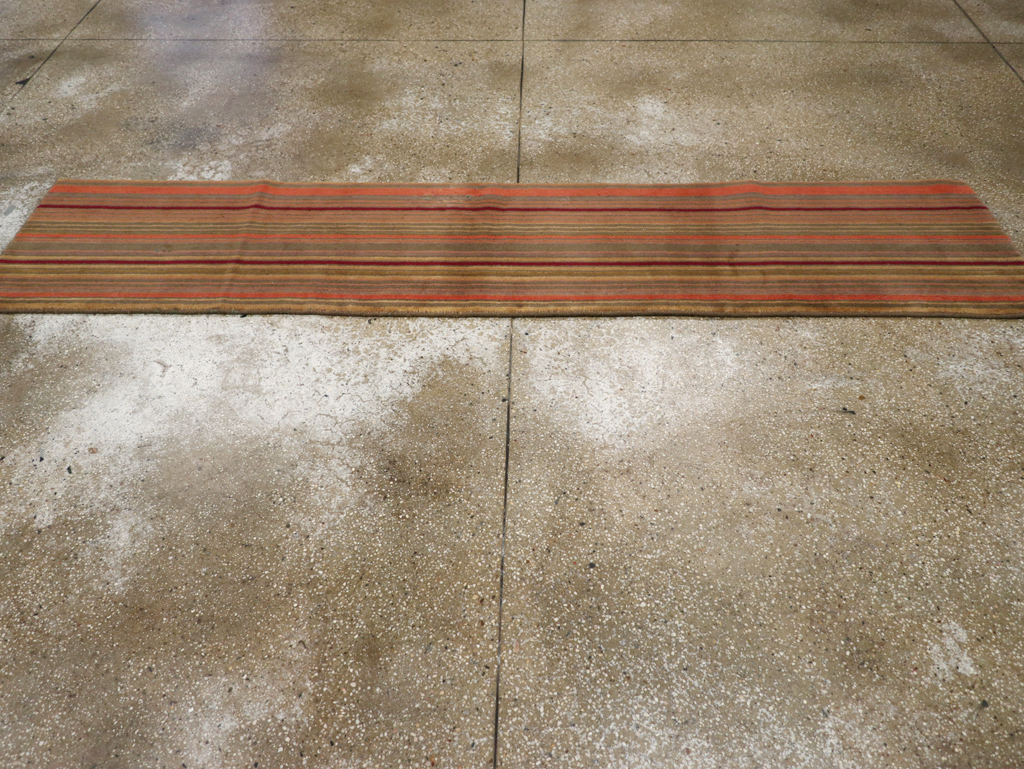 Contemporary Tibetan Striped Small Runner, No.30733 - Galerie Shabab