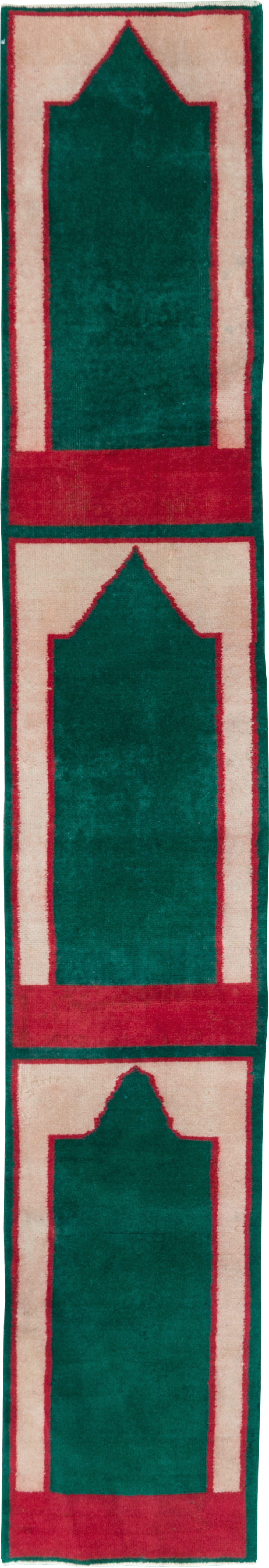 Vintage Turkish Anatolian Small Runner (Pair: 2 of 2), No.30735 - Galerie Shabab