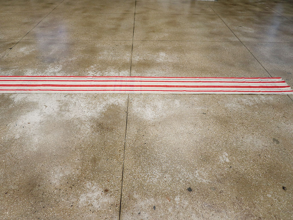 Vintage Turkish Flatweave Long Runner, No.30737 - Galerie Shabab